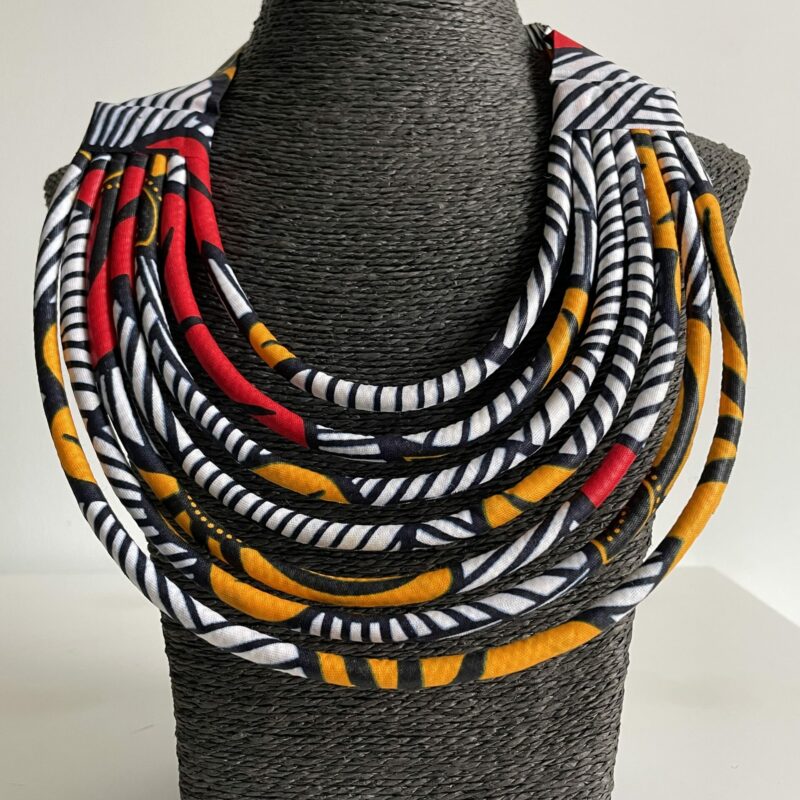 Collier Multi-Rang en Wax Upcyclé « MASRA »